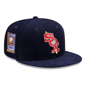 59Fifty Chicago White Sox Throwback Corduroy 1933 All Star Game Navy - Gray UV