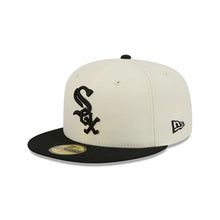 Load image into Gallery viewer, 59Fifty New Era Chicago White Sox Basic Chrome/Black - Grey UV
