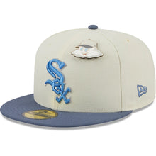 Load image into Gallery viewer, 59Fifty Chicago White Sox Elements 2-Tone White/Blue - Gray UV
