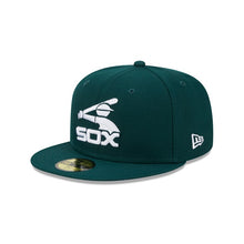Load image into Gallery viewer, 59Fifty Chicago White Sox Dark Green/White - Grey UV
