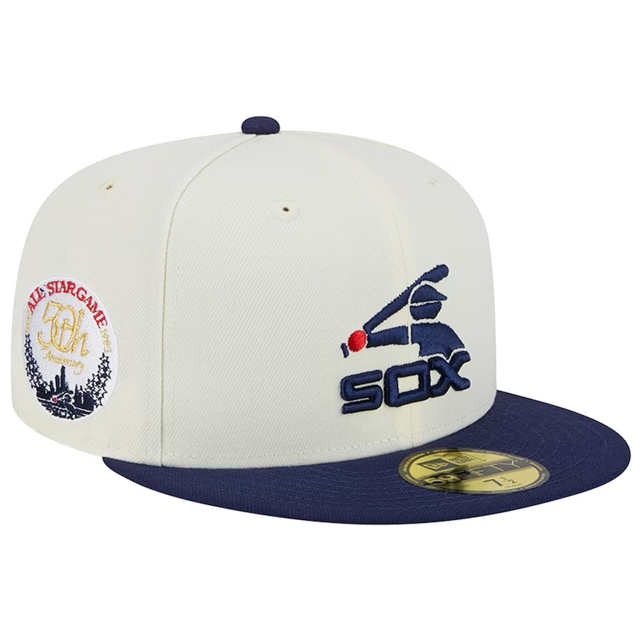 59Fifty Chicago White Sox Retro 50th Anniversary 2-tone White/Navy - Gray  UV