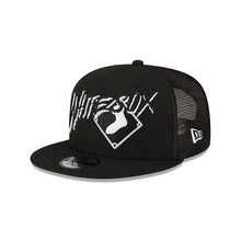 Load image into Gallery viewer, 9Fifty Chicago White Sox Trucker Snapback by New Era Black - Black UV
