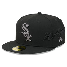 Load image into Gallery viewer, 59Fifty New Era Chicago White Sox Side Script Black - Grey UV
