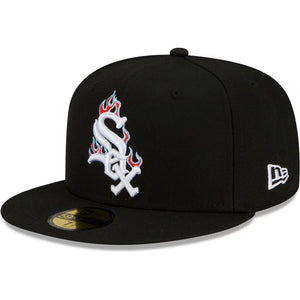 59Fifty Chicago White Sox New Era Black 2005 World Series Team Fire - Icy UV