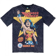 Load image into Gallery viewer, Men&#39;s New Era X DC Wonder Woman Logo Collection T-Shirt - Black
