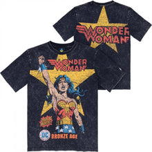 Load image into Gallery viewer, Men&#39;s New Era X DC Wonder Woman Logo Collection T-Shirt - Black
