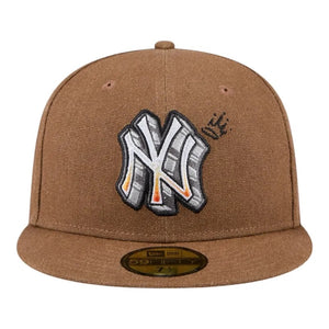 59Fifty New York Yankees New Era Logo Scribble Fitted Hat - Gray UV