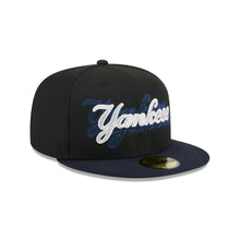 Load image into Gallery viewer, 59Fifty New York Yankees New Era Shadow Stitch Fitted Hat - Gray UV
