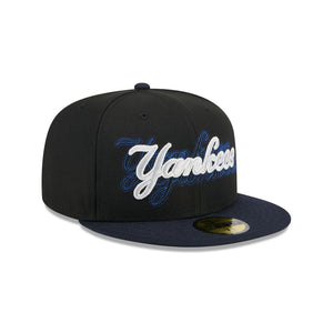 59Fifty New York Yankees New Era Shadow Stitch Fitted Hat - Gray UV