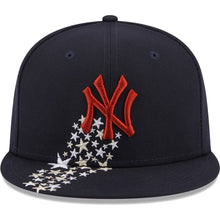 Load image into Gallery viewer, 59Fifty New York Yankees Meteor Navy - Orange UV
