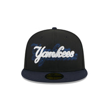 Load image into Gallery viewer, 59Fifty New York Yankees New Era Shadow Stitch Fitted Hat - Gray UV
