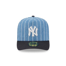 Load image into Gallery viewer, 59Fifty A-Frame New York Yankees Blue Parallel Pre Curved Fitted Hat - Gray UV

