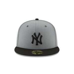 59Fifty New York Yankees MLB Basic 2-Tone Gray/Black - Gray UV