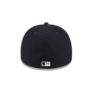 59Fifty A-Frame New York Yankees Navy Barbed Wire Pre Curved Fitted Hat - Gray UV