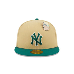 59Fifty New York Yankees Elements 2-Tone Vegas Gold/Green - Gray UV