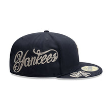 Load image into Gallery viewer, 59Fifty New Era New York Yankees Script Navy - Grey UV
