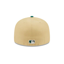 Load image into Gallery viewer, 59Fifty New York Yankees Elements 2-Tone Vegas Gold/Green - Gray UV
