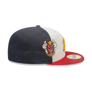 59Fifty New Era New York Yankees MLB City Element Dominican Republic White/Graphite Fitted Hat - Dark Yellow UV