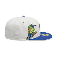 Load image into Gallery viewer, 59Fifty New Era New York Yankees MLB City Element El Salvador White/Blue Fitted Hat - Green UV
