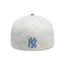 Load image into Gallery viewer, 59Fifty New Era New York Yankees MLB City Element El Salvador White/Blue Fitted Hat - Green UV
