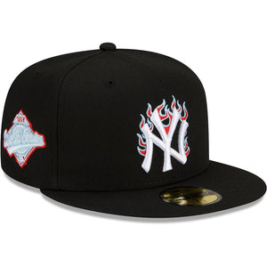 59Fifty New York Yankees New Era Black 1996 World Series Team Fire - Icy UV