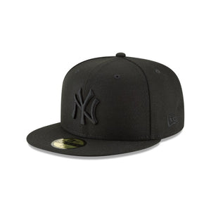 59Fifty New York Yankees MLB Basic Black on Black - Grey UV
