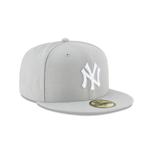 59Fifty New York Yankees MLB Basic Light Gray - Gray UV