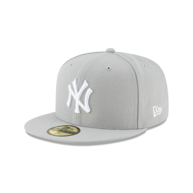59Fifty New York Yankees MLB Basic Light Gray - Gray UV