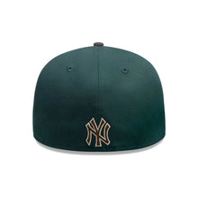 Load image into Gallery viewer, 59Fifty New Era New York Yankees MLB City Element Guatemala Green/Brown Fitted Hat - Tan UV
