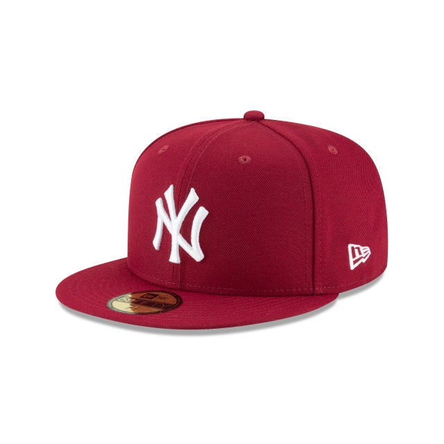 59Fifty New York Yankees MLB Basic Maroon - Gray UV