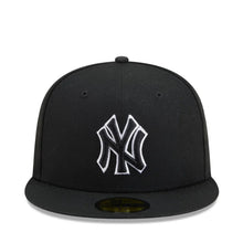 Load image into Gallery viewer, 59Fifty New Era New York Yankees MLB Basic Black/White Outline - Grey UV
