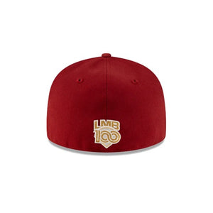 59Fifty LMB Bravos de Leon Alternate Game Cap Classic Dark Red - Black UV