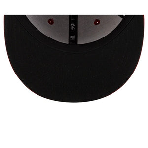 59Fifty LMB Bravos de Leon Alternate Game Cap Classic Dark Red - Black UV