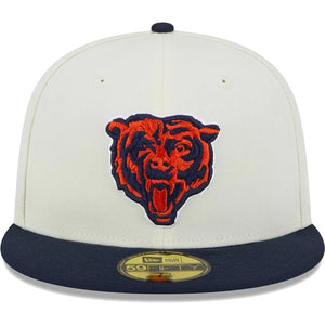 59Fifty Chicago Bears Super Bowl XX Retro 2-tone White/Navy - Gray  UV