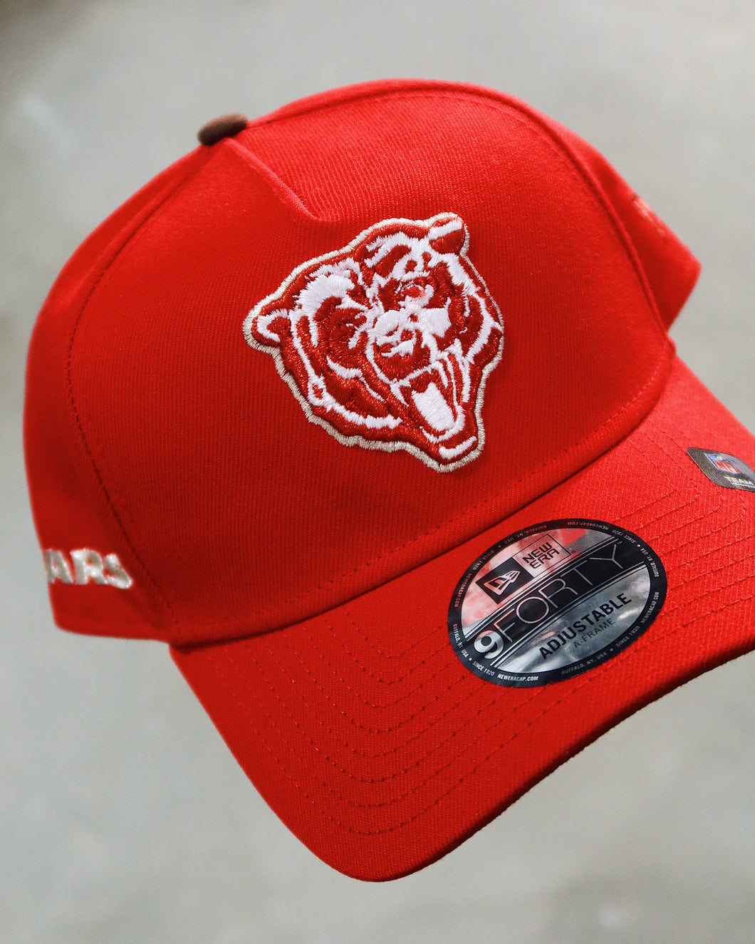 [RUM & COKE] 9FORTY A-FRAME CHICAGO BEARS RED - TOASTED PEANUT UV