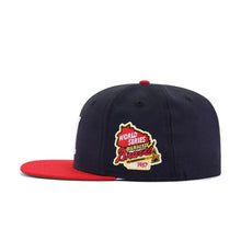 Load image into Gallery viewer, [Retro World Series] 59Fifty On-Field Milwaukee Braves 1957 WS Navy/Red - Green UV
