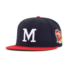 Load image into Gallery viewer, [Retro World Series] 59Fifty On-Field Milwaukee Braves 1957 WS Navy/Red - Green UV
