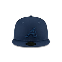 Load image into Gallery viewer, 59Fifty Atlanta Braves MLB Basic Oceanside Blue - Grey UV
