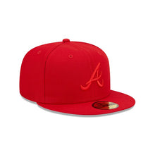 Load image into Gallery viewer, 59Fifty Atlanta Braves MLB Basic Scarlet - Red UV

