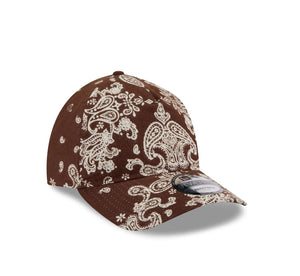 9Twenty AF Three Looms X New Era Brown Paisley - Paisley UV