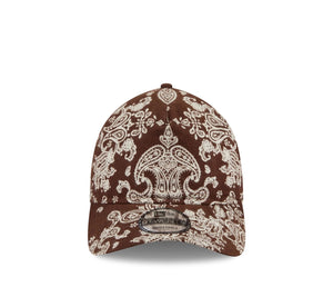 9Twenty AF Three Looms X New Era Brown Paisley - Paisley UV
