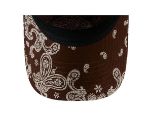 9Twenty AF Three Looms X New Era Brown Paisley - Paisley UV