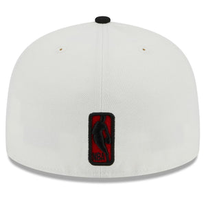 59Fifty Chicago Bulls Retro 2-tone White/Black - Gray  UV