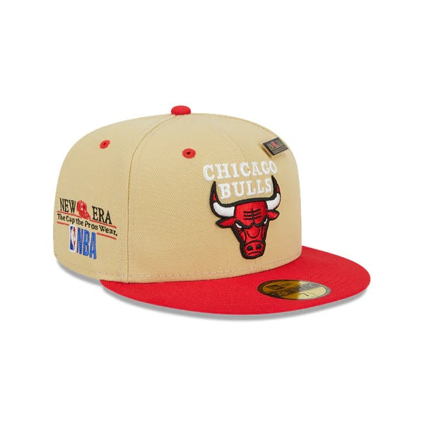 59Fifty Day Chicago Bulls x New Era 2-Tone Tan/Red - Grey UV