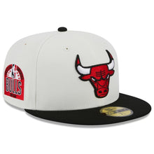 Load image into Gallery viewer, 59Fifty Chicago Bulls Retro 2-tone White/Black - Gray  UV
