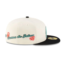 Load image into Gallery viewer, 59Fifty LMB x NEWERAMX Charros de Jalisco 2T Roses Chrome/Black - Mint UV
