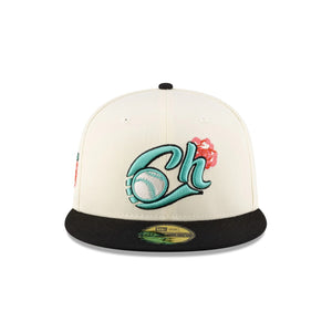 59Fifty LMB x NEWERAMX Charros de Jalisco 2T Roses Chrome/Black - Mint UV