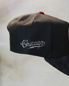 [CHERRY COKE] 9FORTY A-FRAME CHICAGO CUBS BLACK - GREY UV