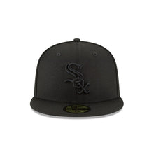 Load image into Gallery viewer, 59Fifty Chicago White Sox MLB Basic Black on Black - Grey UV
