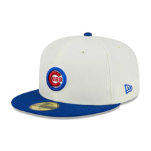 Load image into Gallery viewer, 59Fifty Chicago Cubs Retro 2016 World Series 2-tone White/Royal - Gray  UV
